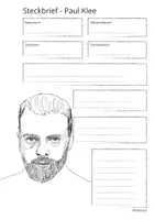 Vorschau - Arbeitsblätter - Steckbrief Paul Klee + Informationsblatt für Schüler - Seite 2