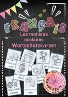 Vorschau - Präsentationen/Tafelbilder - Les matières scolaires - Wortschatzkarten - Deckblatt
