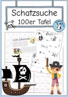 Vorschau - Stundenentwürfe - Schatzsuche 100er Tafel - (Escape Room) - Deckblatt