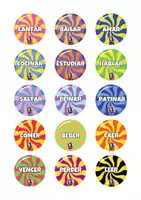 Vista previa - Juegos / Gamificación - MÁQUINAS CHICLES CONJUGACIONES - LENGUA CASTELLANA - página 3