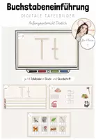 Vorschau - Präsentationen/Tafelbilder - Anfangsunterricht Deutsch: Buchstabeneinführung "Tt" für die digitale Tafel - Deckblatt