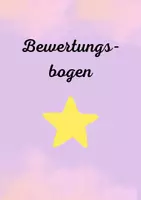 Vorschau - Anderer Materialtyp - Bewertungsbogen für Bilder im Fach Kunst - Deckblatt