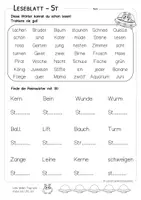 Vorschau - Arbeitsblätter - Leseblätter zu Karibu 1 (Version 2024) – in deutscher Fibelschrift (Teil 3) | Lesetraining & Arbeitsblätter für Klasse 1 - Seite 3