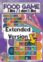 Vista previa - Unidades / Secuencias / Situaciones de Aprendizaje - Food Game Extended Version - I like /I don't like - Portada