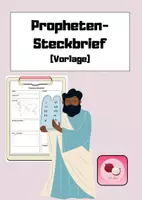 Vorschau - Arbeitsblätter - Vorlage zu den Propheten-Steckbriefen - Deckblatt