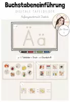 Vorschau - Präsentationen/Tafelbilder - Anfangsunterricht Deutsch: Buchstabeneinführung "Ää" für die digitale Tafel - Deckblatt
