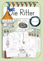 Vorschau - Unterrichtsreihen - Die Ritter - umfangreiche Unterrichtseinheit mit Lerntheke - Deckblatt