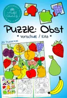 Vorschau - Mal- und Bastelvorlagen - Obst/ "Obstsalat" Puzzle zum Ausdrucken - Deckblatt