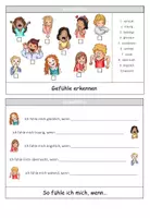 Vorschau - Arbeitsblätter - Gefühle Lapbook - Seite 3