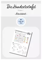 Vorschau - Arbeitsblätter - Die Hundertertafel - Arbeitsblatt - Seite 1