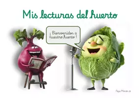 Vista previa - Hojas de trabajo - Lecturas y lecturas comprensivas con personajes del huerto. - Portada