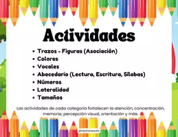 Vista previa - Fichas informativas / Documentos de lectura - Mi Cuaderno de Actividades (3 a 5 Años) (VERSIÓN GRATUITA) - página 2