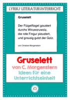 Vorschau - Arbeitsblätter - Gedicht: Gruselett von Christian Morgenstern - Deckblatt