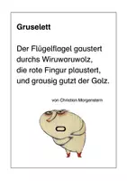 Vorschau - Arbeitsblätter - Gedicht: Gruselett von Christian Morgenstern - Seite 2