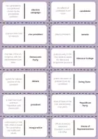 Vorschau - Arbeitsblätter - US Election Game: Match-up challenge! (24 terms & explanations) - Seite 2