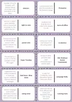 Vorschau - Arbeitsblätter - US Election Game: Match-up challenge! (24 terms & explanations) - Seite 3