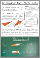 Vorschau - Arbeitsblätter - DREIECKE - Flächenformel (Arbeitsblatt + Tafelmaterial) - Seite 1