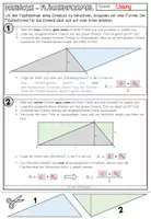 Vorschau - Arbeitsblätter - DREIECKE - Flächenformel (Arbeitsblatt + Tafelmaterial) - Seite 3