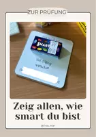 Vorschau - Anderer Materialtyp - Glücksbringer zur Prüfung "Zeig allen, wie smart du bist" - Deckblatt