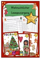 Vorschau - Unterrichtsreihen - Materialpaket Weihnachten Deutsch und Mathe für Klasse 3 - Deckblatt