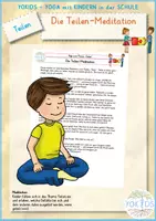 Vorschau - Aufgabenkarten - Teilen-Meditation für Kinder in der Grundschule - Deckblatt