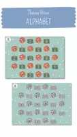 Aperçu - Apprentissages en autonomie - Alphabet à reconstituer thème de HIVER + Noël - Page de couverture