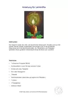 Vorschau - Mal- und Bastelvorlagen - Kunst Weihnachten, Weihnachtskerze malen - Seite 3