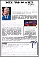 Vorschau - Arbeitsblätter - Die US Wahl 2024 - Seite 1