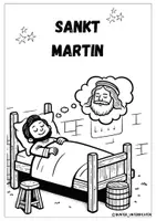 Vorschau - Mal- und Bastelvorlagen - Ausmalbilder zu Sankt Martin - Seite 2