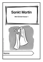 Vorschau - Unterrichtsreihen - Sankt Martin Klasse 1 - Vorlesetext, Faltheft basteln und 2 AB's - Religion Grundschule - Seite 3