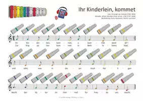 Vorschau - Arbeitsblätter - Materialpaket - 58 Kinderlieder und Weihnachtslieder für das BWG Boomwhackers Glockenspiel - Seite 3
