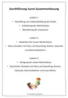 Vorschau - Arbeitsblätter - Lesespur & Schreibanlass Spielplatz für Klasse 1 & 2 - 4-fach differenziert - Seite 2