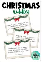 anteprima - Materiale di supporto/inclusione - Christmas RIDDLES - Reading skills activity - Pagina di copertina