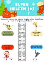 Vorschau - Arbeitsblätter - Weihnachten Mathematik Klasse 3 - Seite 1