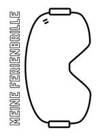 Vorschau - Arbeitsblätter - Osterferien Ferienbrille Ostern Ferien Brille Rückblick Bastelvorlage - Seite 3