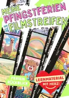 Vorschau - Arbeitsblätter - Pfingstferien Filmstreifen Pfingst Ferien Film Rückblick Bastelvorlage - Deckblatt