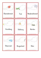 Vorschau - Arbeitsblätter - Abschreibkarten Bundesländer - Seite 1
