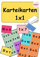 Vorschau - Lehrwerke/Schulbücher - Das kleine Einmaleins - Karteikarten-Set zum Ausdrucken und Laminieren - Deckblatt