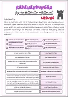 Vorschau - Arbeitsblätter - Redewendungen aus dem Mittelalter (Ritterzeit) - Seite 1