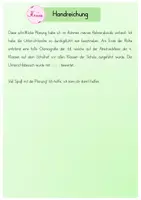 Vorschau - Prüfungsvorbereitung - Schriftliche Planung zum Unterrichtsbesuch Sport 'Tanzen' - Seite 1