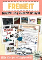 Vorschau - Arbeitsblätter - ETHIK: Innere und äußere Freiheit - Sekundarstufe 1+2 - Deckblatt