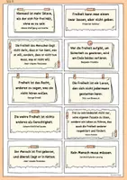 Vorschau - Arbeitsblätter - ETHIK: FREIHEIT Zitate - Sekundarstufe 1+2 - Seite 3