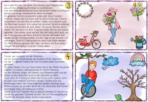 Vorschau - Spiele - Lesen Materialpaket Frühling, Lese-Merk-Kartei – 4 Differenzierungsstufen | Lesetraining Klasse 1–4 - Seite 3