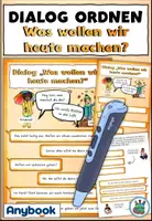 Vorschau - Arbeitsblätter - AnybookPro Material: Dialog ordnen - Was wollen wir heute machen (Herbst) - Deckblatt