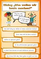 Vorschau - Arbeitsblätter - AnybookPro Material: Dialog ordnen - Was wollen wir heute machen (Herbst) - Seite 3
