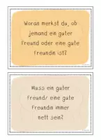 Vorschau - Bildkarten - Freundschaft - 35 Fragestellungen zum Philosophieren mit Kindern - Seite 2