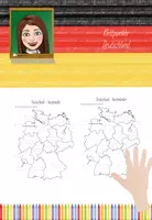 Vorschau - Stundenentwürfe - Deutschland Bundesländer und Hauptstädte - Klettpunkte - Deckblatt