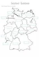 Vorschau - Stundenentwürfe - Deutschland Bundesländer und Hauptstädte - Klettpunkte - Seite 1