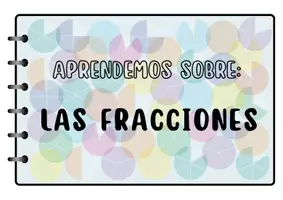 Vista previa - Tarjetas / Manipulativos - Flashcards FRACCIONES - Portada