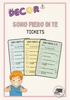 anteprima - Altro tipo di materiale - SONO FIERO DI TE - TICKETS | APPRENDIMENTO SOCIO-EMOTIVO - Pagina di copertina